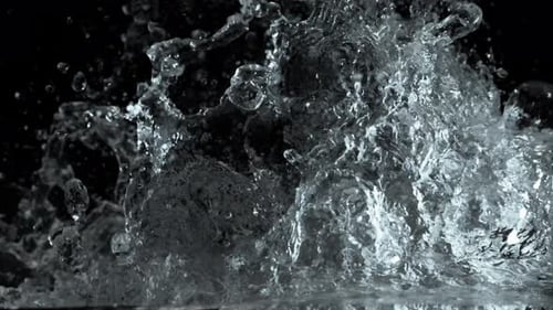 Dynamic Water Splash Transition with Alpha Channel