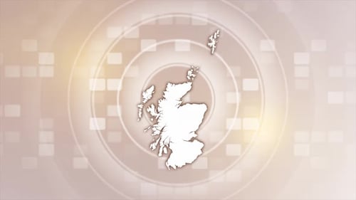 Mapa animado de Escocia