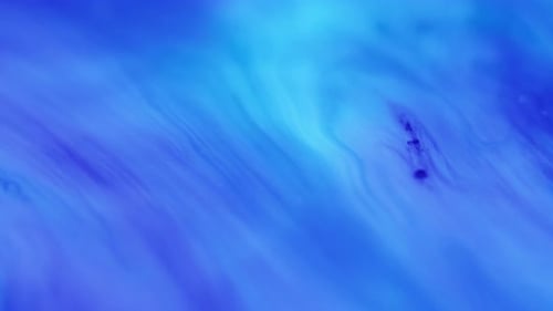 Ink Wave Fluid Spill Blue Mist Texture Paint Water