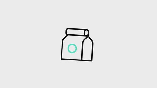 Minimalist Line Animated Icons for Digital Delivery Services