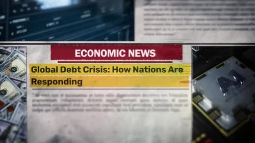 Global Debt Crisis How Nations Are Responding Newspaper Headline Titles
