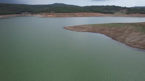 Aerial Dam Lake