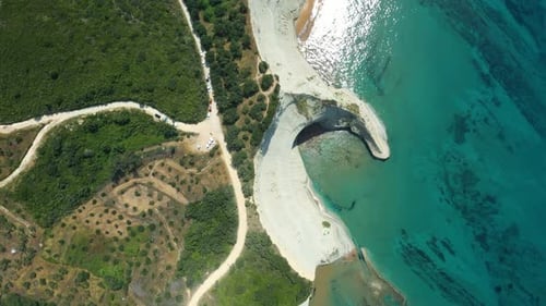 Sheer White Cliffs Of Cape Drastis Near Peroulades 14