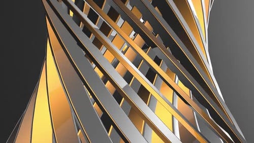 HD Abstract Geometry Animation | Futuristic Digital Technology Background Loop