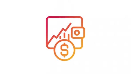 Animated Get Profit Gradient Icon