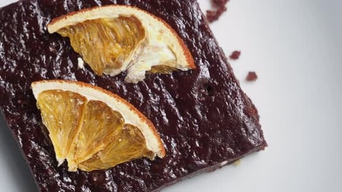 Delicious Chocolate Cake with Candied Orange