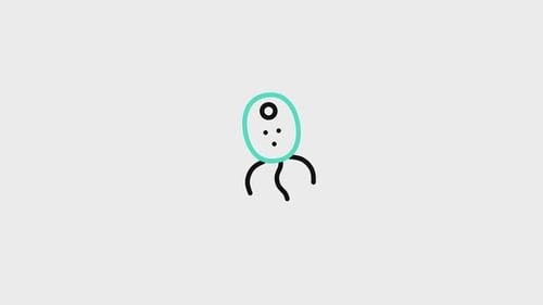 Microorganism Line Animated Icon