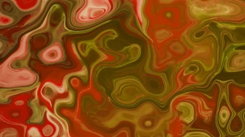 Vibrant Liquid Swirls Abstract Paint Motion Background