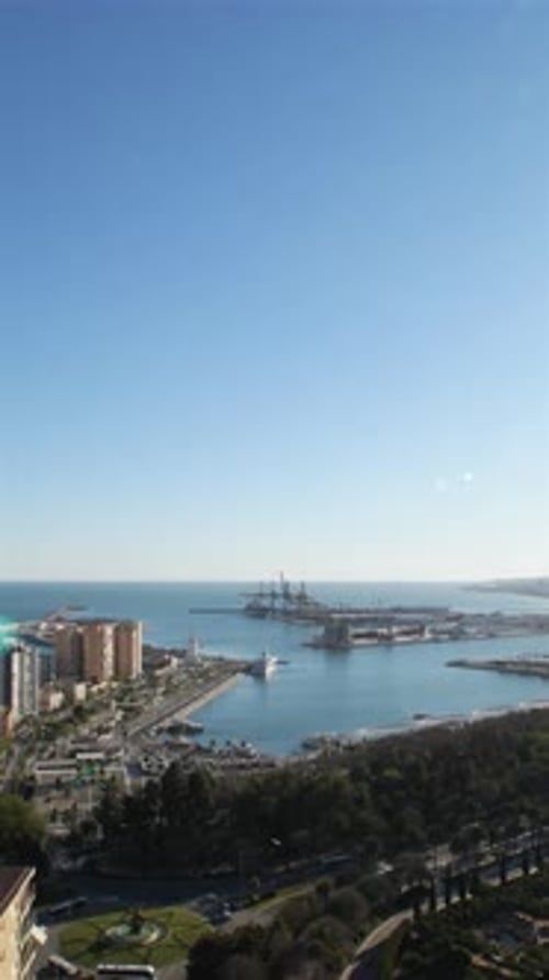 Malaga Harbor, Spain