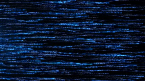 4K Matrix Digital Data Lines | Futuristic Cyberspace Code Stream Background Loop