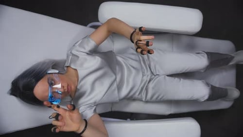 Sensor de IA: pantalla táctil invisible para adolescentes con zoom