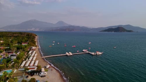 Beach Marina Aerial
