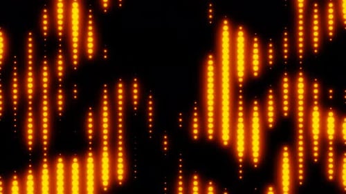 Line Art and Dot Design Flowing Randomly Seamless Loop 3d Render