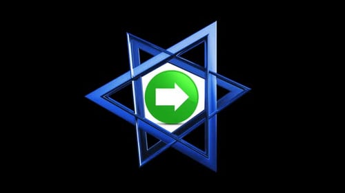 Arrow Icon Soft Green Round Button V3