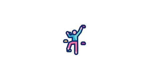 Climbing Animated Icon