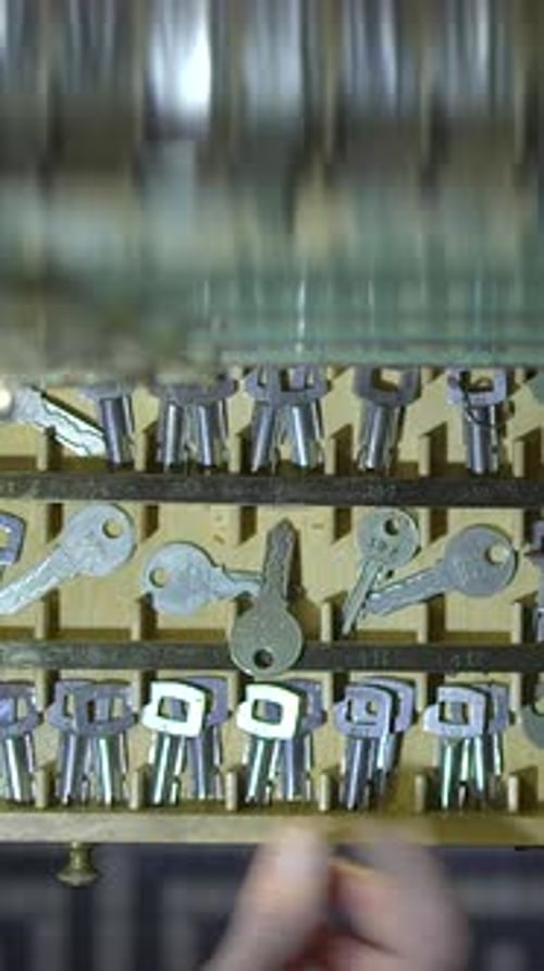 A Wide Variety of Keys are on Display for All Your Lock and Security Solutions Needs