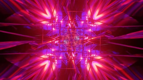 Flashing Neon Disco Hipnotic Background VJ Loop