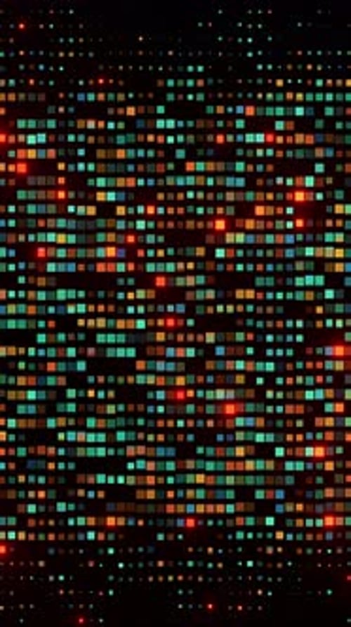 Seamless Loop Glowing Ember Particle Abstract Background