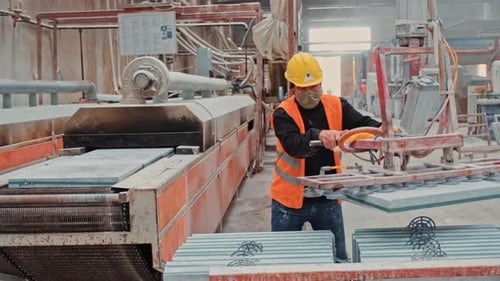 Manipulación de mármol asistida por vacío