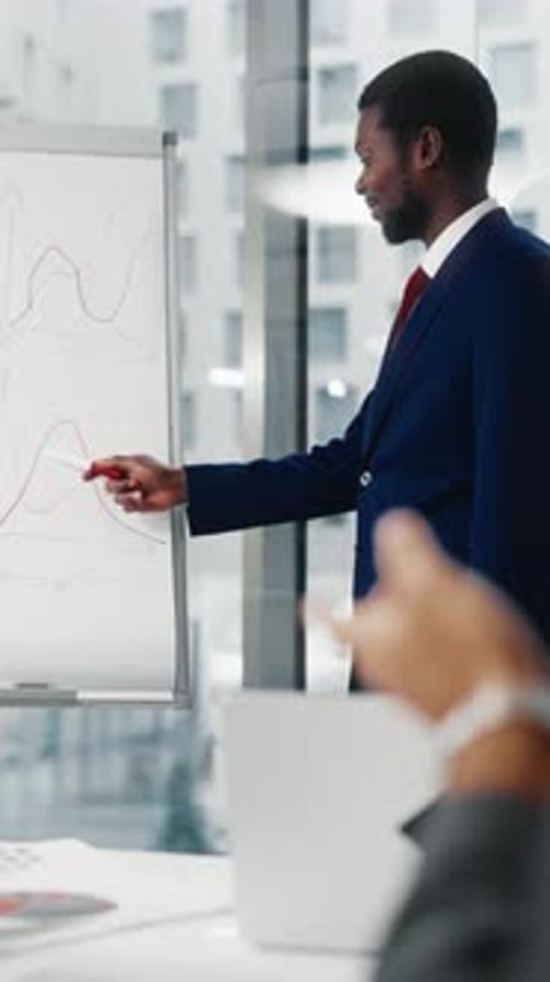 Business Presentation with Charts and Graphs