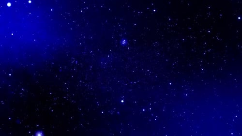 Particles Blue Background Loop