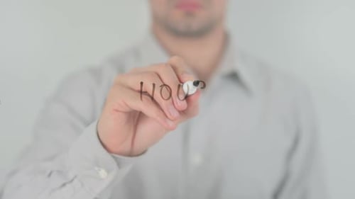 House, Writing on Transparent Screen