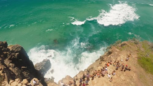 4k video drone footage of a coastline containing beautiful sandy beaches outside during the day