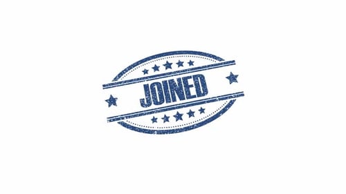 Grunge Style Joined Word Rubber Stamp Reveal