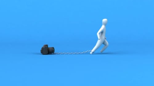 Símbolo de carga: animación 3D