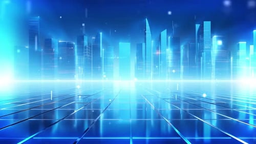 Blue Corporate Background Loop