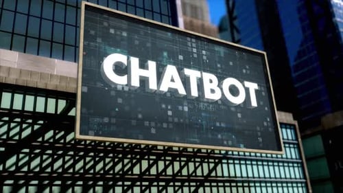 Chatbot - Big City Type Trend Modern Background