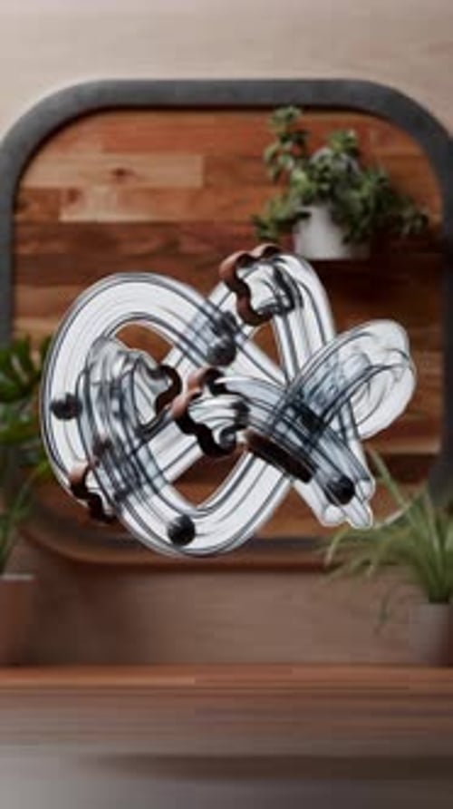 3D Abstract Marble Run Loop