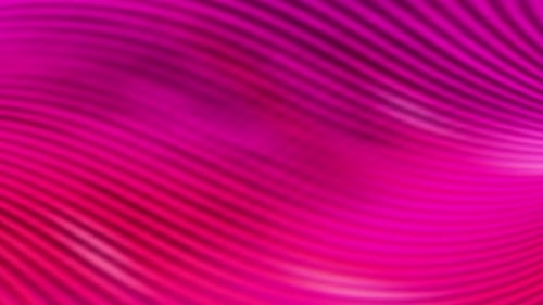 A pink and purple background with a wave pattern