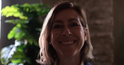 Senior Business Woman Looking at Camera Adult