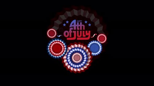 Happy 4th Of July 4K Loop Background V3