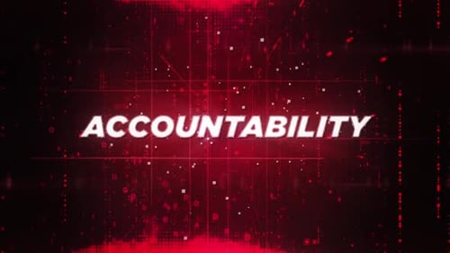 Antecedentes de alta tecnología de Accountability Word Matrix