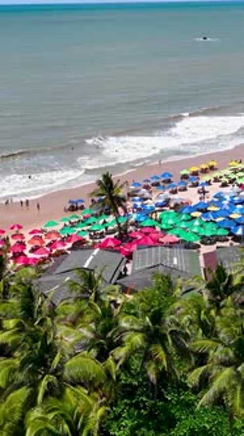 Bessa Beach at Joao Pessoa in Paraiba Brazil. Brazil Northeast.