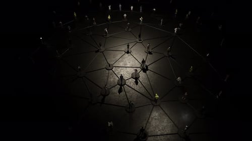 Digital Social Network of Connecting People