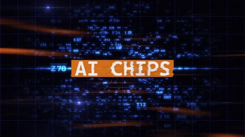 Futuristic Digital Data Text Reveal Background