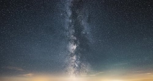 Fondo de estrellas de la galaxia de la Vía Láctea