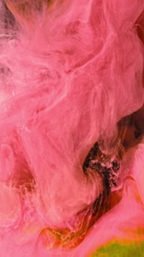 Colorful Ink Swirls in a Visually Stunning Display