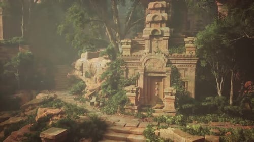 Ancient Mayan Temple Hidden in Forest