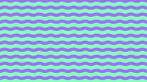Retro-futuristic motion background. Dynamic 80s synthwave wavy lines animation