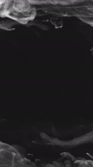 Vertical Smoke Overlay Mist Frame Fume Cloud Dark, Nature Stock Footage ...