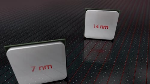 Microchips with Nanometer Labels on Reflective Surface