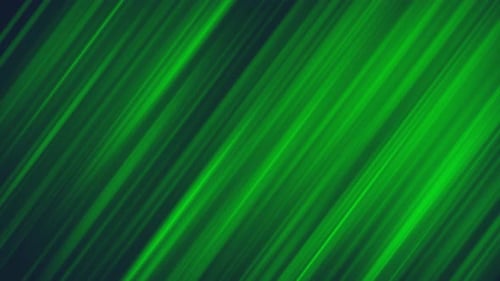 Abstract Moving Geometric Green Diagonal Lines Pattern