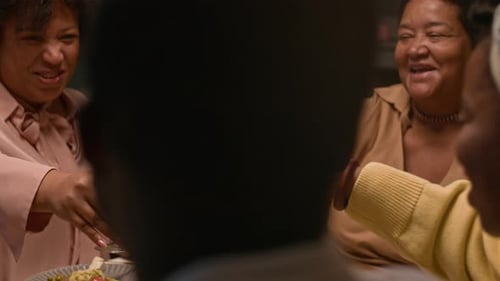 Adults Raising Glasses in a Joyful Indoor Toast