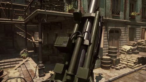 Cannon Gun in the City