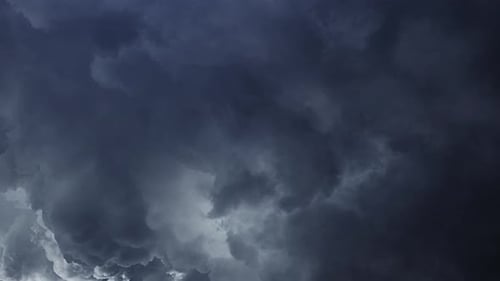 Dark, Moody Storm Clouds Moving in the Sky