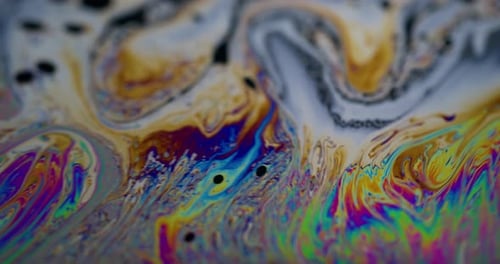 Defocused Paint Blend Soap Colorful Chaos Curl